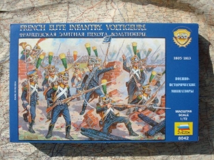 Zvezda 8042  FRENCH ELITE INFANTRY VOLTIGEURS 'Napoleonic Wars 1812-1814'